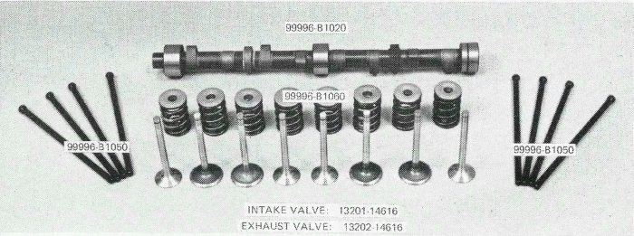 Datsun Roadster R16 Valve Train Competition Components