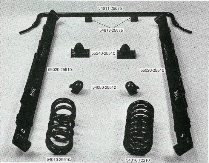 Datsun Roadster Suspension Competition Components