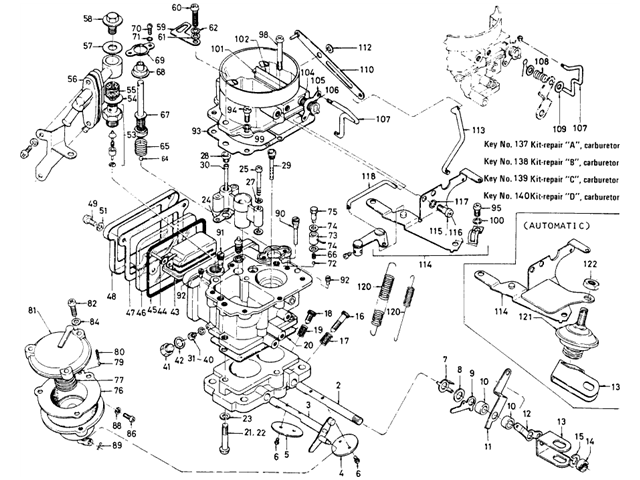 Hitachi nissan carburetor #3