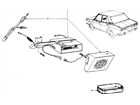 Datsun 510 illustration no. 030-2 Antenna (From Oct.-'69)