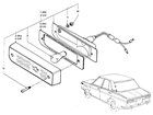 Datsun 510 illustration no. 035-2 Parking & Turn Signal Lamp (From Oct.-'69)