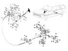 Datsun 510 illustration no. 065-2 Hand Brake (Wagon)