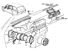 Datsun 510 illustration no. 110B-2 Ventilator (Wagon)