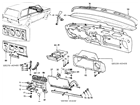 Datsun 510 illustration no. 111-2 Instrument Panel & Trimming (Wagon) (From Oct.-'69)