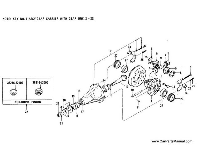 Nissan patrol diff gears for sale