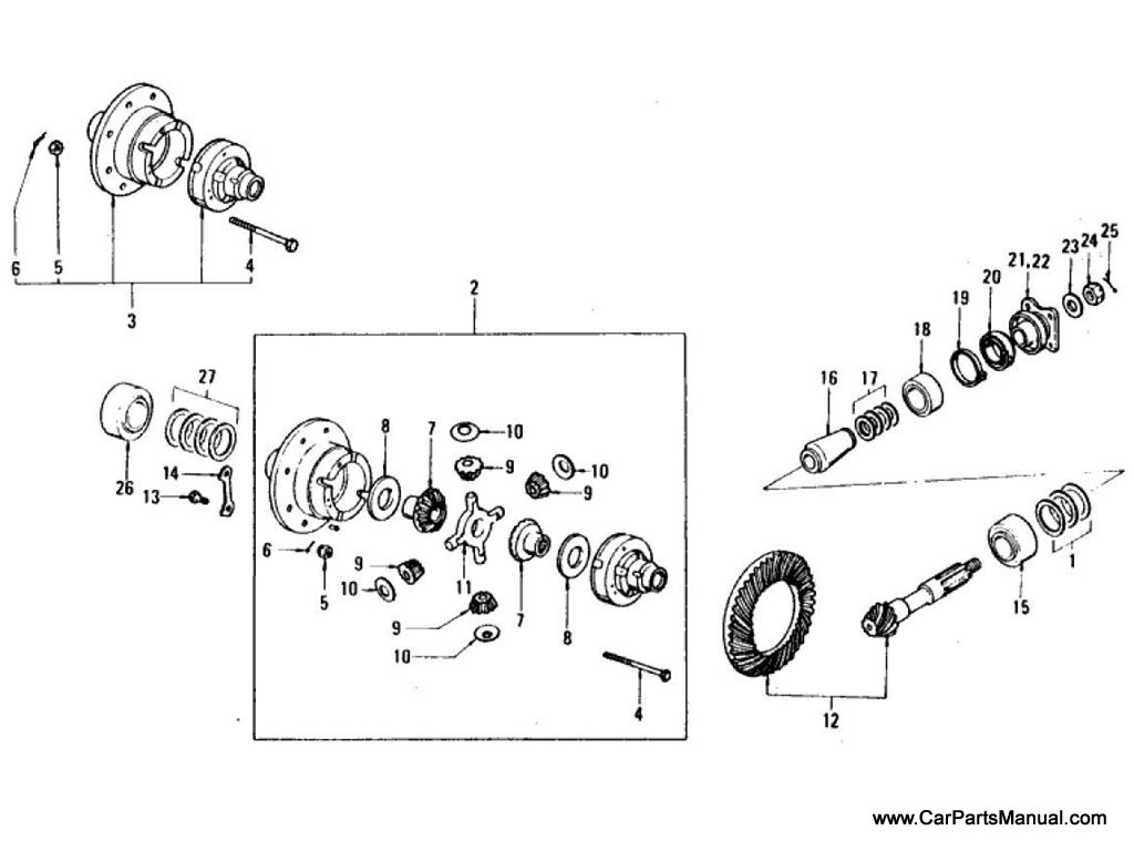 Diff gears nissan patrol